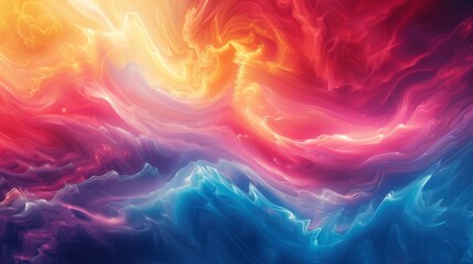 Dynamic motion captured in a colorful abstract background, ideal for eye-catching poster designs.