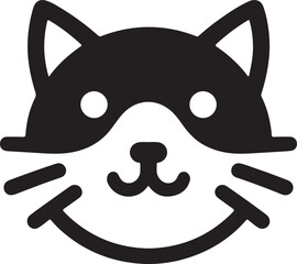  Best Cat Head, Vector, Silhouette, Illustration,