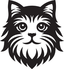 Best Cat Head, Vector, Silhouette, Illustration,