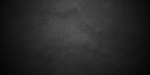 Old wall stone for dark black distressed grunge background wallpaper rough concrete wall. Abstract black stone wall texture grunge rock surface. dark gray background backdrop. wide panoramic banner. - obrazy, fototapety, plakaty
