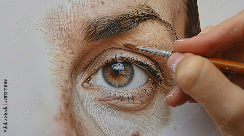 Poster a photorealistic image of an art class with a white background is displayed by thatotherguyagain in 
