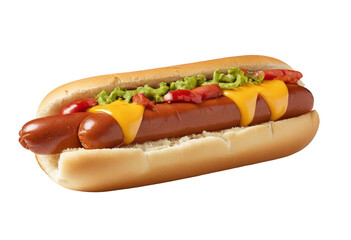 High-Quality PNG Image of Delicious Hot Dogs, Isolated and Cut Out
