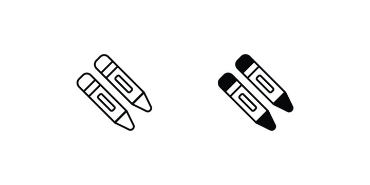 cryon icon with white background vector stock illustration