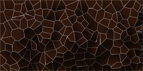 Broken glass quartz voronoi diagram abstract background.Seamless pattern vintage vector backgrond.Geometric retro broken riles pattern background for pc