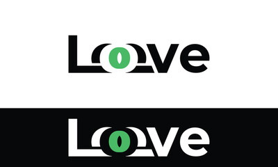Modern love logo vector design symbol. Abstract love logo, creative design simple logo. 
