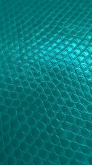 Snakeskin texture background in green color. Vertical background
