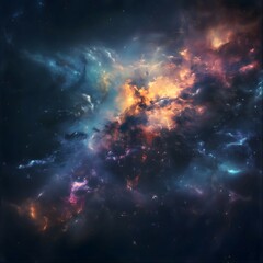 Naklejka premium Space and Celestial