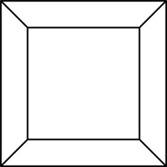 Set of square shapes. Elements for design