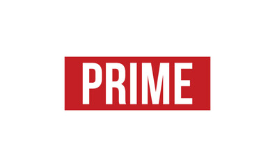 Obraz premium Prime Red Rubber Stamp vector design.