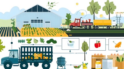 Comprehensive Farm-to-Table Process Ensuring Safe and Sustainable Food Production
