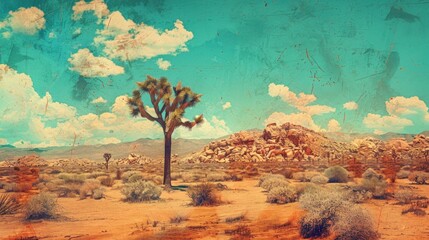 Big Joshua Tree in the Mojave Deserte