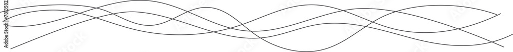 Poster wavy lines. abstract illustration of curve flow dynamic design. liquid music soundwaves. scribble sw