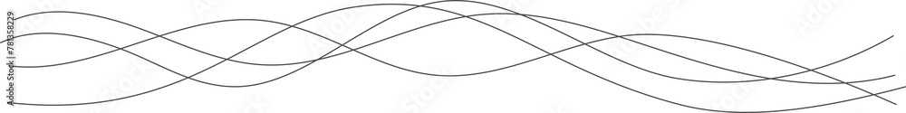 Poster wavy lines. abstract illustration of curve flow dynamic design. liquid music soundwaves. scribble sw