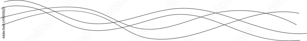 Poster wavy lines. abstract illustration of curve flow dynamic design. liquid music soundwaves. scribble sw