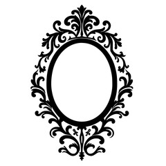 frame, border, vintage, vector, decoration, design, pattern, floral, flower, ornament, illustration, ornate, art, antique, silhouette, oval, old, round, retro, decor, circle, element, decorative, orna