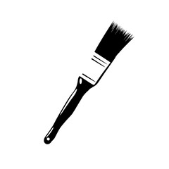 paint brush, brush svg, brush png, brush vector, brush, isolated, paint, white, paintbrush, tool, art, color, object, black, artist, makeup, brushes, beauty, hair, make-up, equipment, bristle, cosmeti