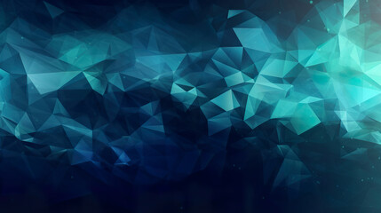 Abstract blue geometric shapes.