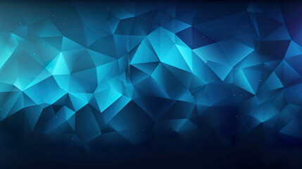 Abstract blue geometric shapes.