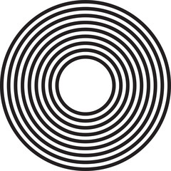 Fototapeta premium Concentric circle elements. Design geometric