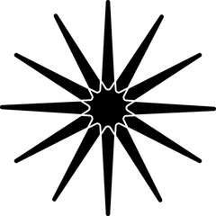 Star icon. Graphic elements design