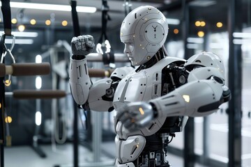 Robot Coach Trains athletes and sports teams with unique exercises and strategies.