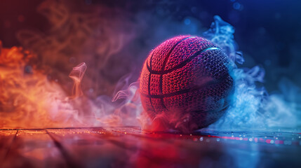 New style basketball, wallpaper, a variation on the format of a popular sport - obrazy, fototapety, plakaty