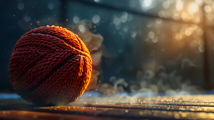 New style basketball, wallpaper, a variation on the format of a popular sport - obrazy, fototapety, plakaty