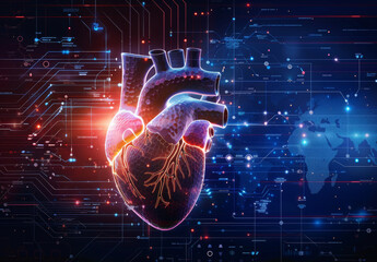 Futuristic medical heart
