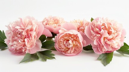 Romantic Blossoms Lush Pink Peonies Array