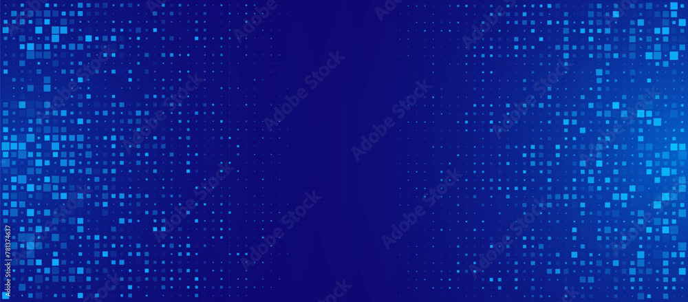 Poster abstract finance digital business background. fintech technology or science research presentation ba