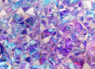 Luxury Abstract Realistic Purple Crystal Texture Reflection Close Up Background 3D rendering	
