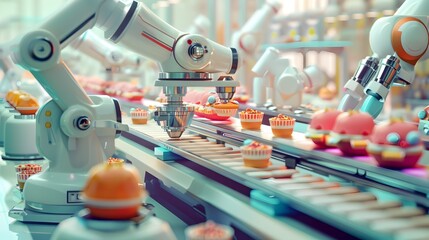 Harmonious Efficiency:An Depiction of a Productive Food Manufacturing Line