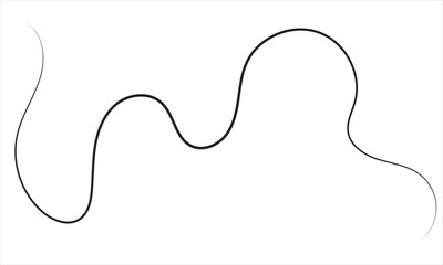 vintage Vector elegant line calligraphy divider and separator, swirl and corner decorative ornament. Floral line design element. Flourish curl element for invitation or vector illustration. EPS 10