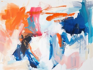 Abstract expressionist painting