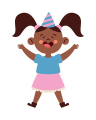 birthday girl cartoon - 781382088