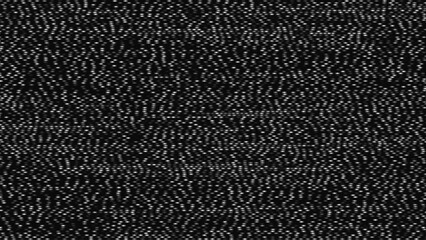 Retro CCTV or VHS Video White Noise Background. Scanlines Vibration Glitch. Video Damage Overlay Texture. Vector Illustration.