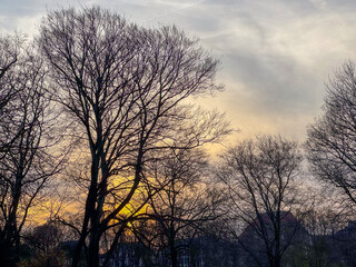 Fototapeta na wymiar Sunset in Munich