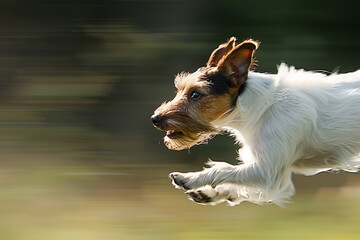 Fox Terrier at top speed - 781383408