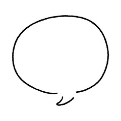 シンプルな手書き吹き出し