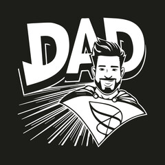 Dad is my first hero vector design.eps