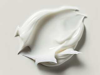 Sculptural Cream Splash on Soft Neutral Background