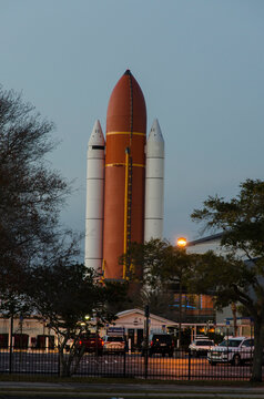 Fus&eacute;e de la navette spatiale, base de lancement, Cape Canaveral, Nasa, Kennedy Space Center, Florise, Etas Unis, USA
