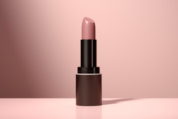 A single shade of lipstick . beauty industry, decorative cosmetics. AI