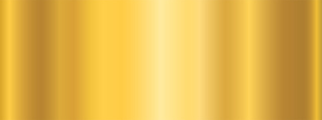 Metallic gold gradient. A banner with a metallic gradient texture. Vector illustration.