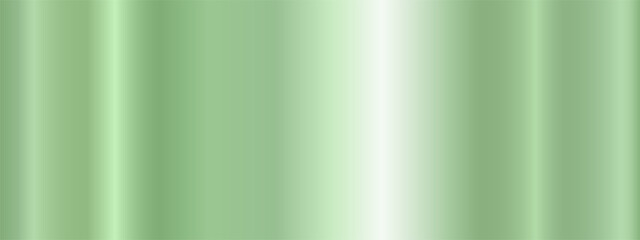 Metallic green gradient. A banner with a metallic gradient texture. Vector illustration.