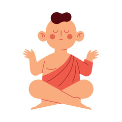 waisak buddha in lotus pose - 781388078