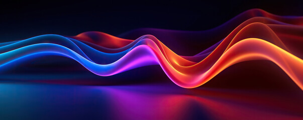 Digital background for tech, AI, data, audio, graphics, and more - obrazy, fototapety, plakaty