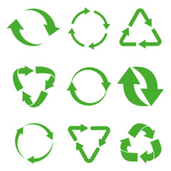 Recycle sign or symbol. Recycle vector icons - 781388641