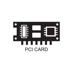 pci board icon , technology icon