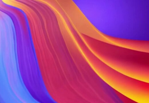 abstract 4k loopable motion graphics meet vibrant wavy style neon lights and colorful gradients blend seamlessly in a mesmerizing loop
